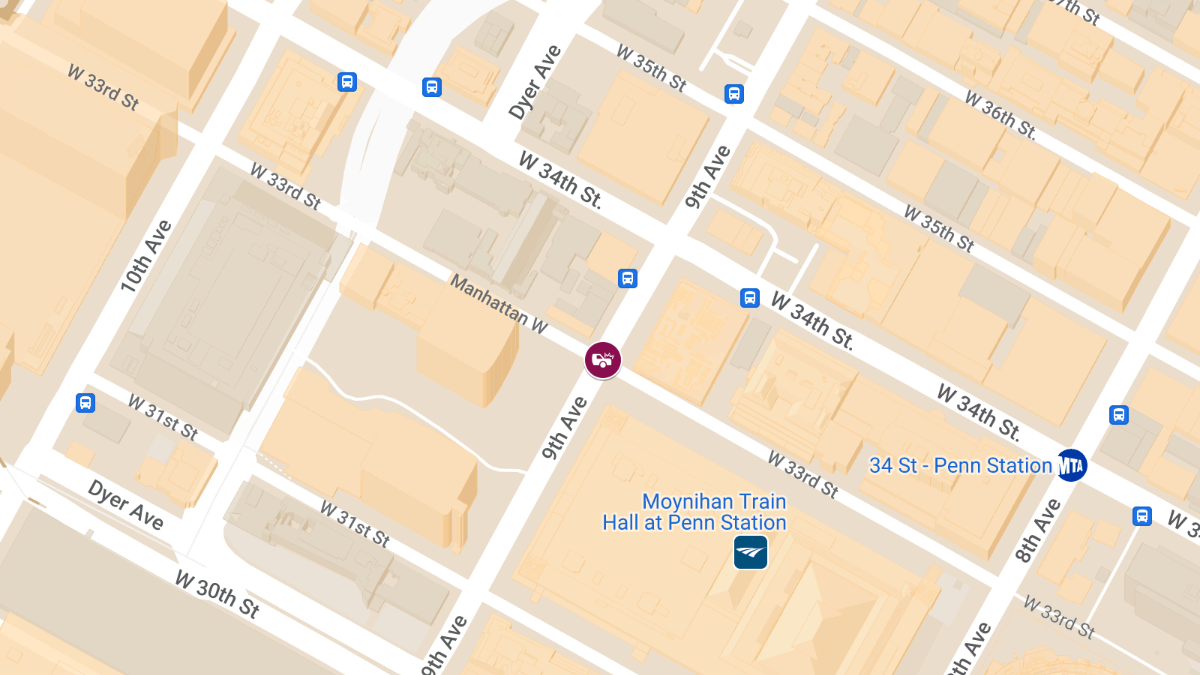 Collision With Injuries at 9th Ave & W 33rd St