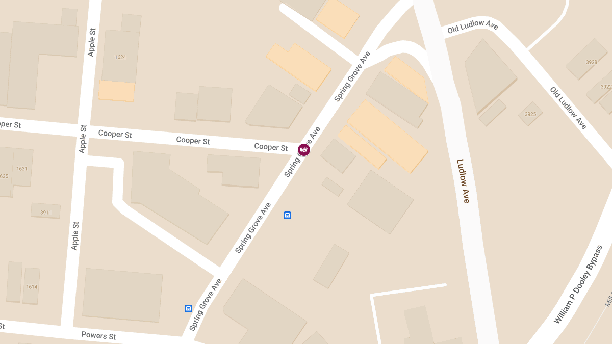Collision With Injuries at Cooper St & Spring Grove Ave in Northside