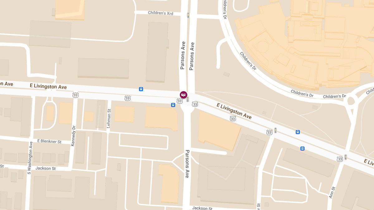 Collision With Injuries at E Livingston Ave & Parsons Ave