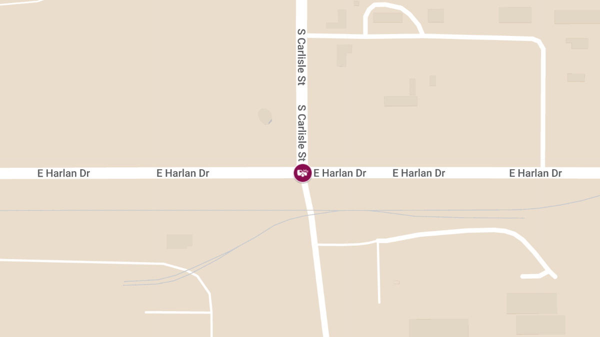 Collision With Injuries at Harlan St & Carlisle St