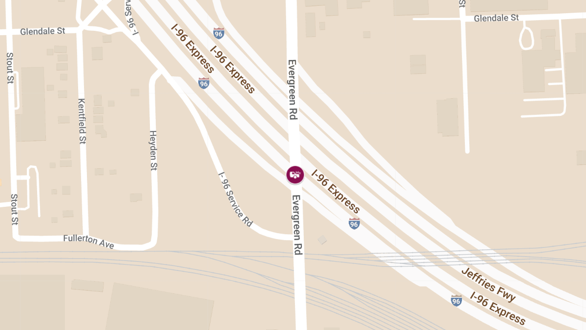 Collision With Injuries at I-96 E & Evergreen Rd