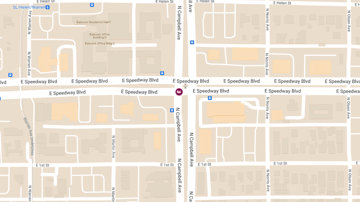 Collision With Injuries at N Campbell Ave & E Speedway Blvd