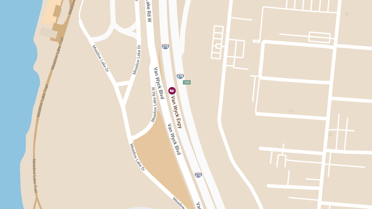 Collision With Injuries at Van Wyck Expy S, Exit 12