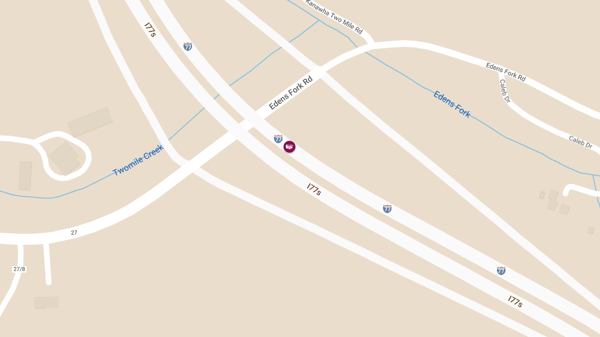 Collision With Injuries on I-77N at Belle Exit