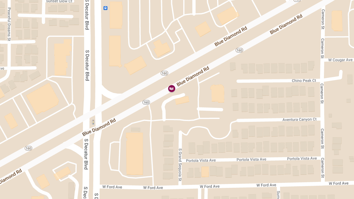 Collision at 4800 Blue Diamond Rd Causes Injuries