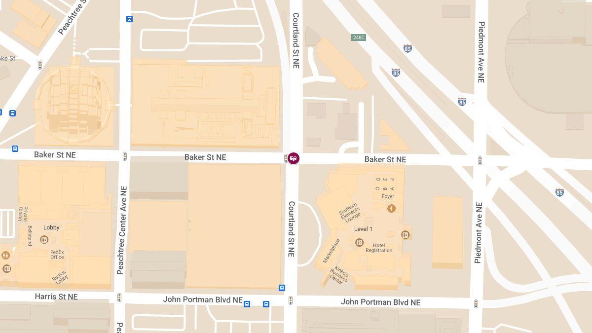 Collision at Baker St NE & Courtland St NE Leads to Injuries