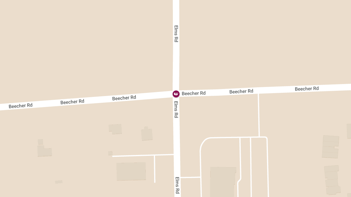 Collision at Beecher Rd & N Elms Rd Injures Multiple