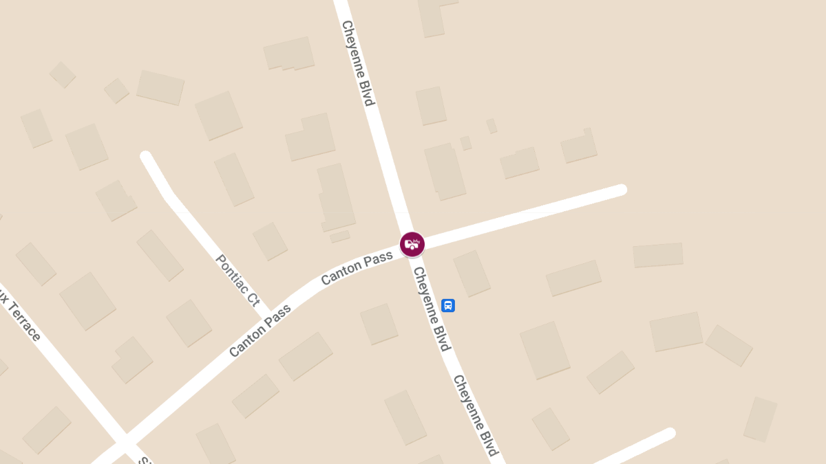 Collision at Cheyenne Blvd & Canton Pass Leads to Injuries