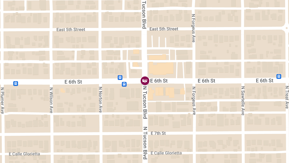 Collision at E 6th St & N Tucson Blvd