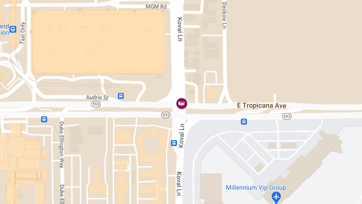 Collision at E Tropicana Ave & Koval Ln Results in Injuries