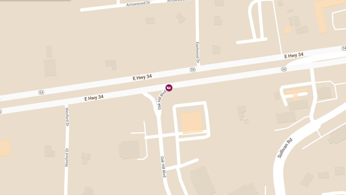 Collision at East Hwy 34 & Oak Hill Blvd Results in Injuries