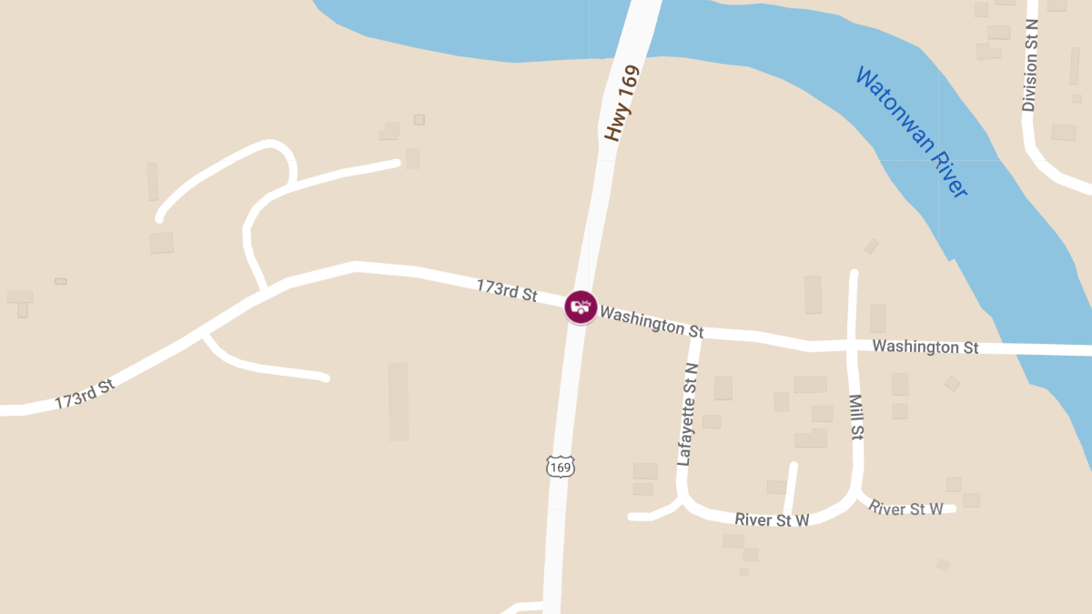 Collision at Hwy 169 and County Rd 13 Results in Injuries