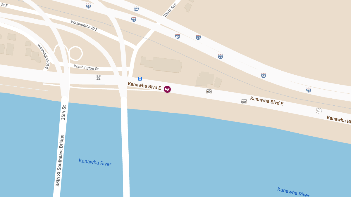 Collision at Kanawha Blvd E & Kanawha Blvd Entr EB