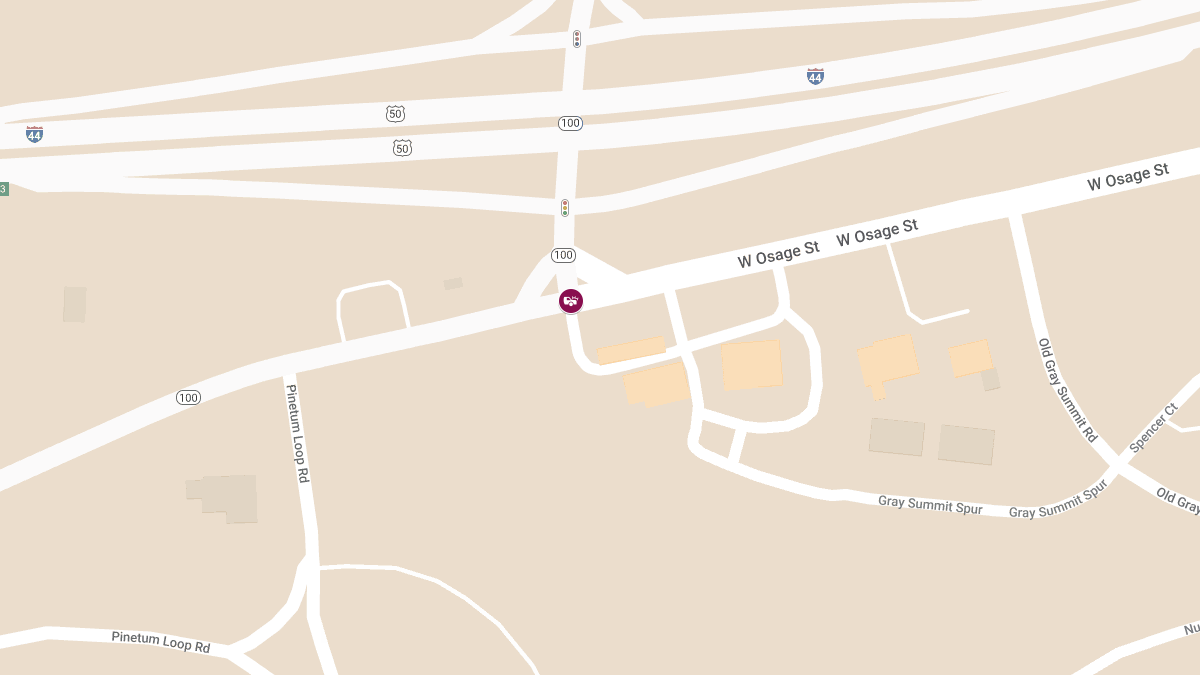 Collision at Missouri 100 & West Osage St