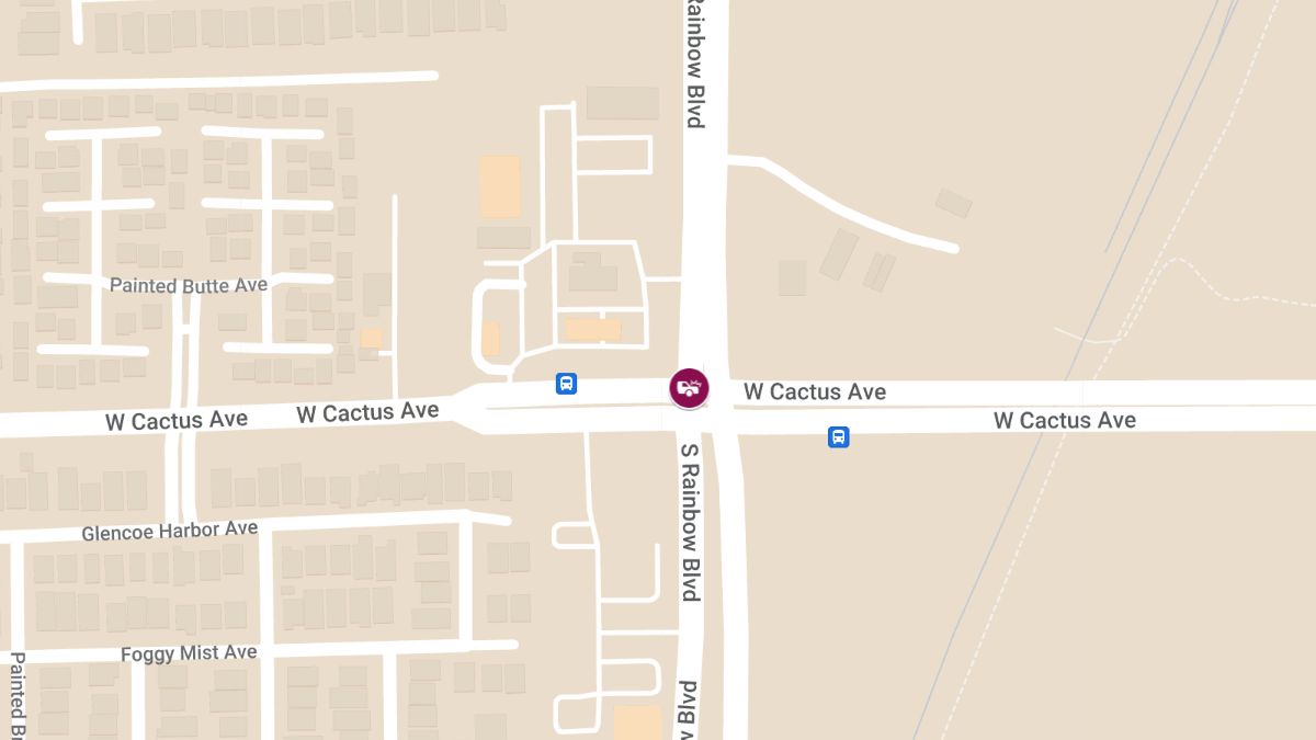 Collision at W Cactus Ave & S Rainbow Blvd Leads to Injuries