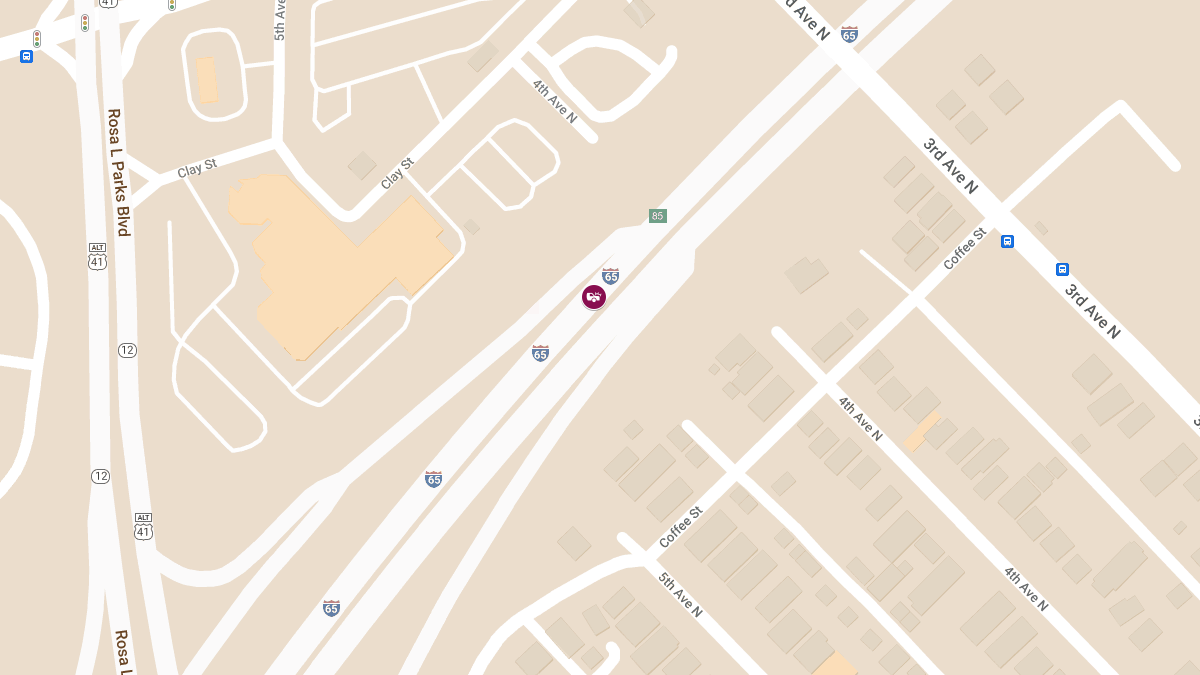 Collision on I-65 S at MM 85 Near Metrocenter Results in Injuries