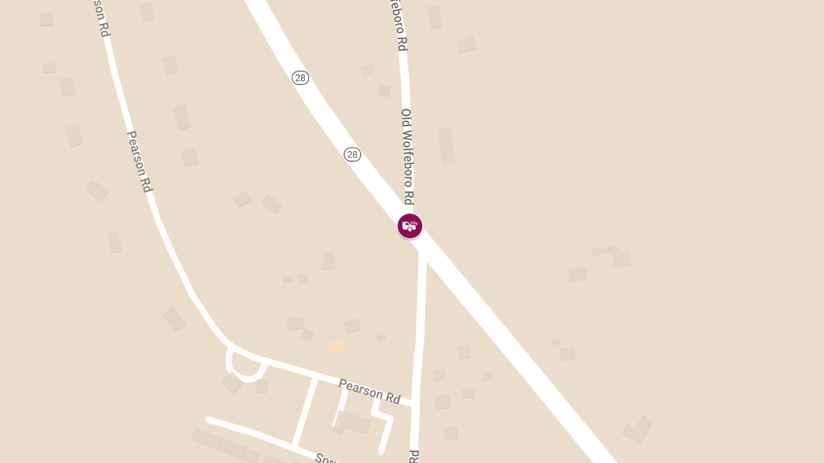 Collision with Entrapment on Wolfeboro Hwy at Old Wolfeboro Rd
