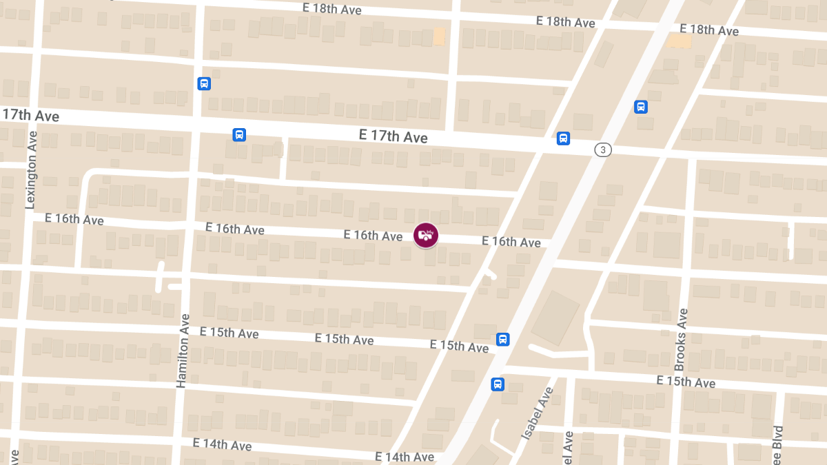 Collision with Injuries at 1110 E 16th Ave