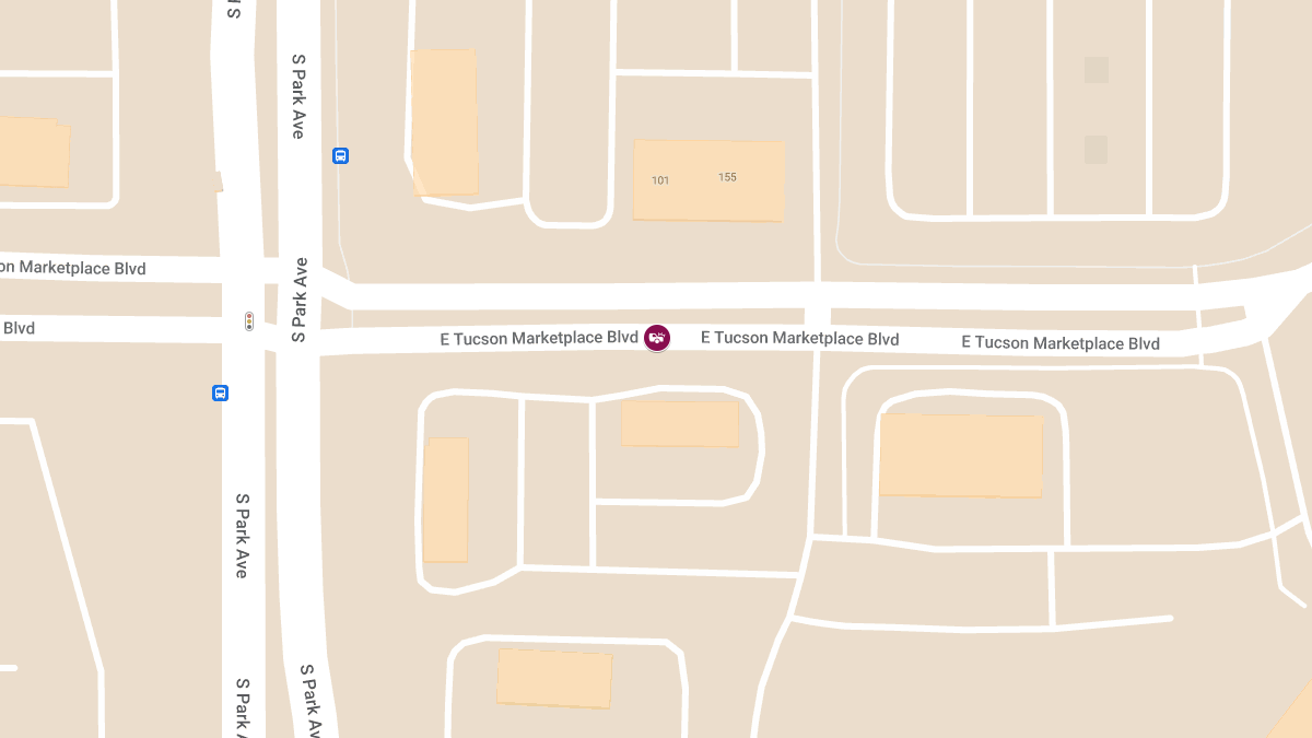 \ Collision with Injuries at 1125 E Tucson Marketplace Blvd