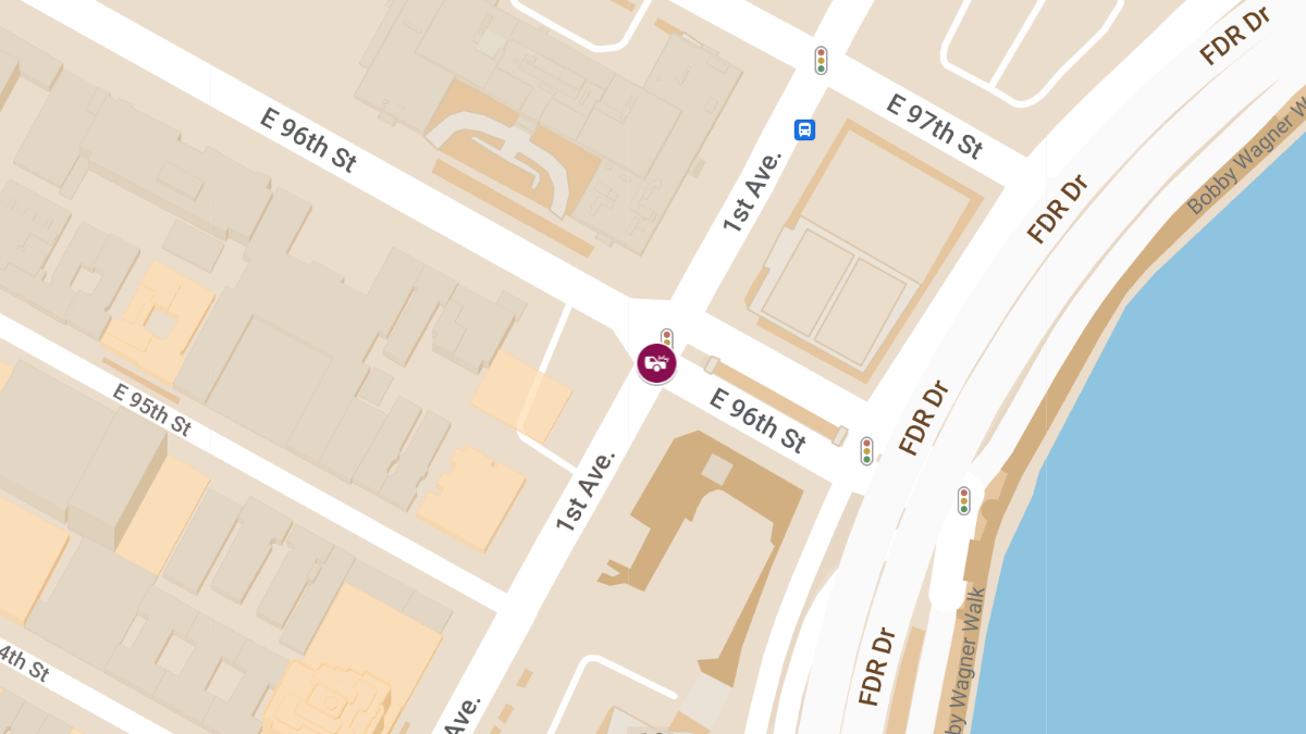 Collision with Injuries at 1st Ave & E 96th St