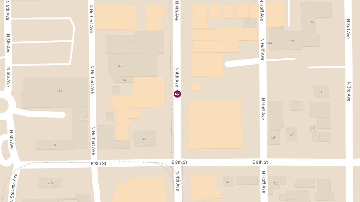 Collision with Injuries at 300 North 4th Avenue