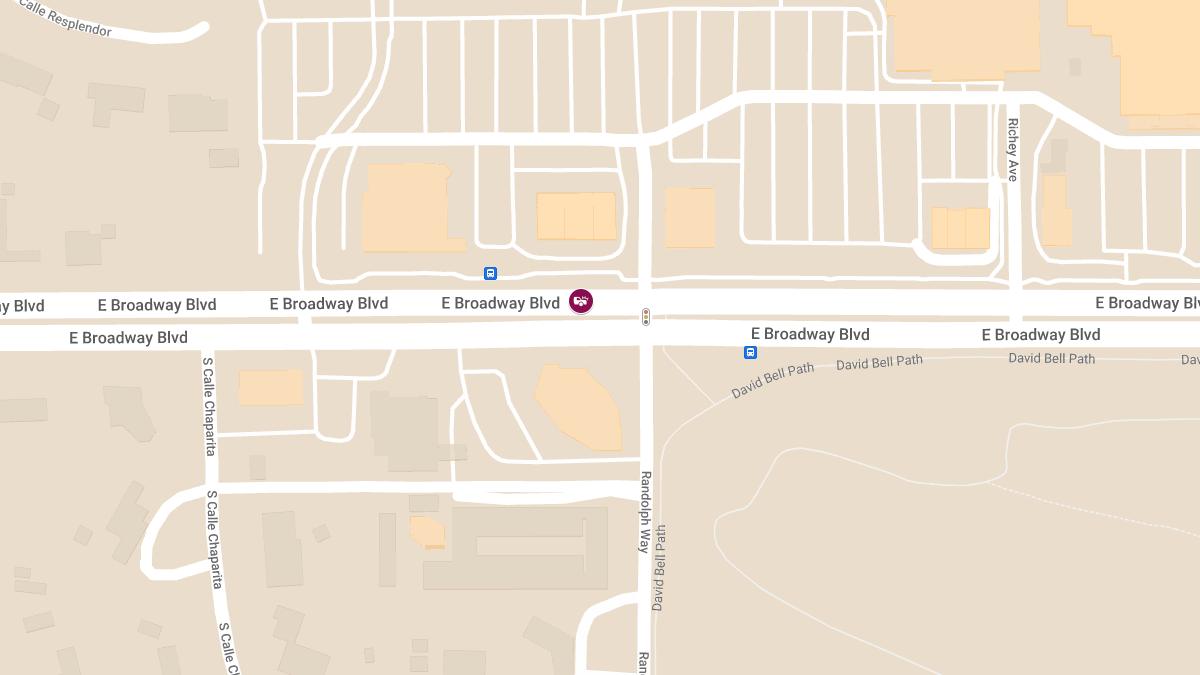 Collision with Injuries at 3480 E Broadway Blvd