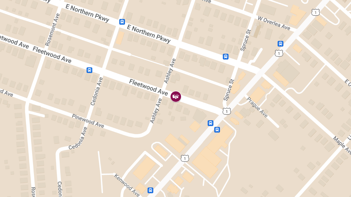 Collision with Injuries at 4100 Fleetwood Ave