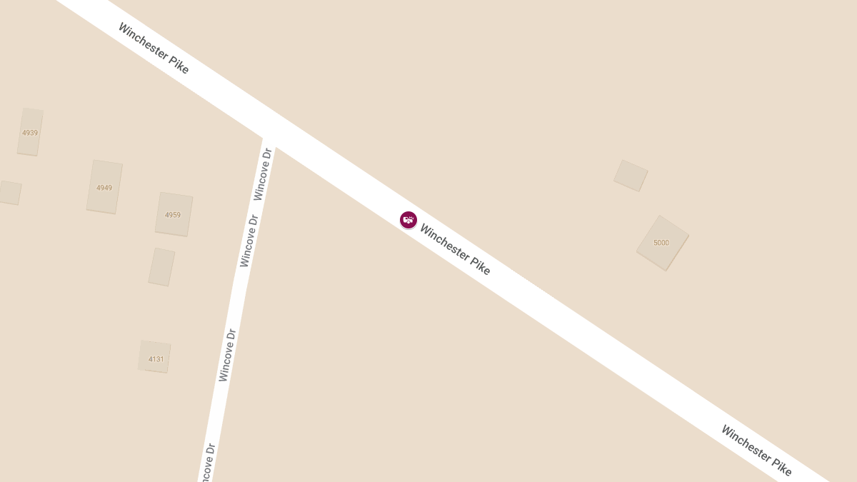 Collision with Injuries at 5000 Winchester Pike