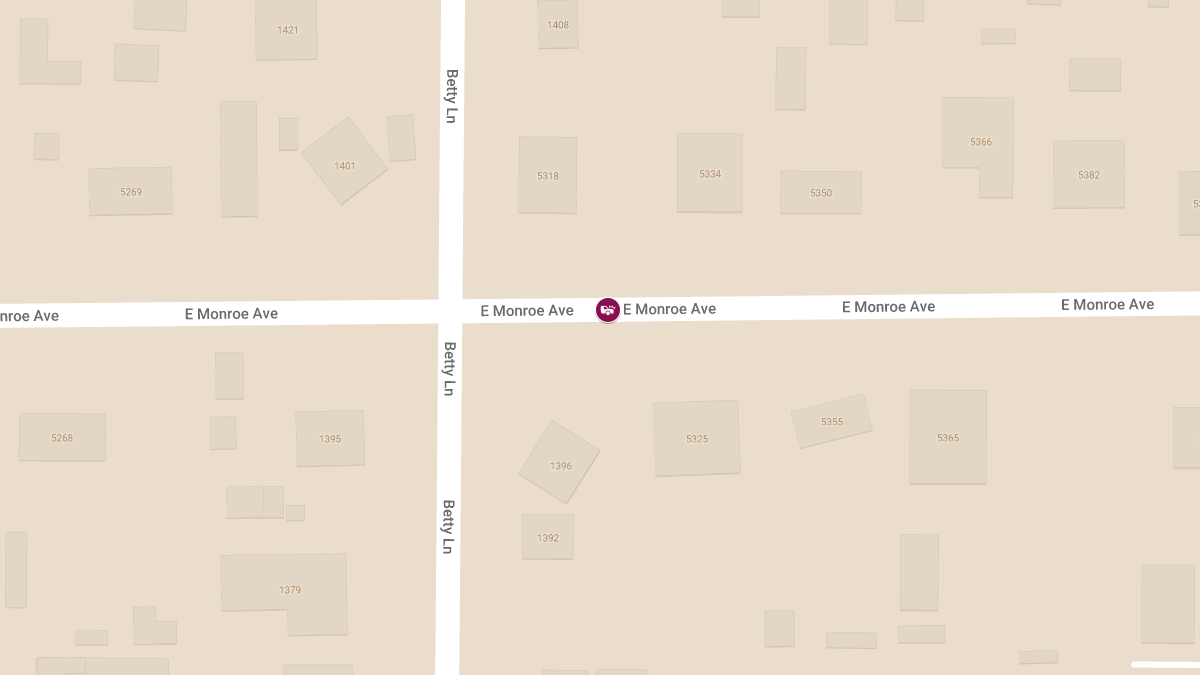 Collision with Injuries at 5318 E Monroe Ave