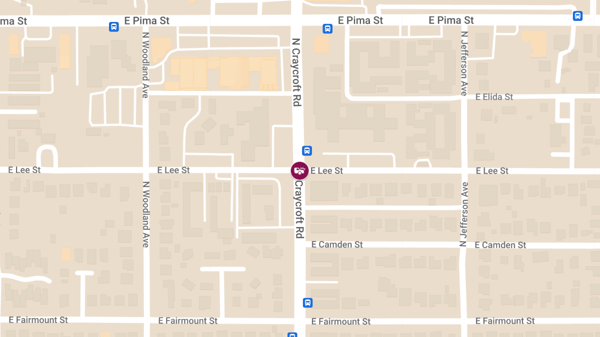 Collision with Injuries at 5545 E Lee St