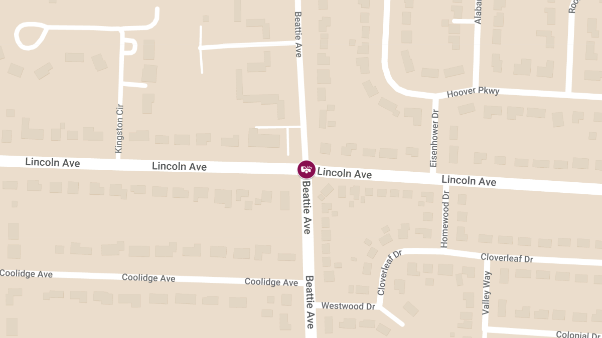 Collision with Injuries at Beattie Ave. & Lincoln Ave.