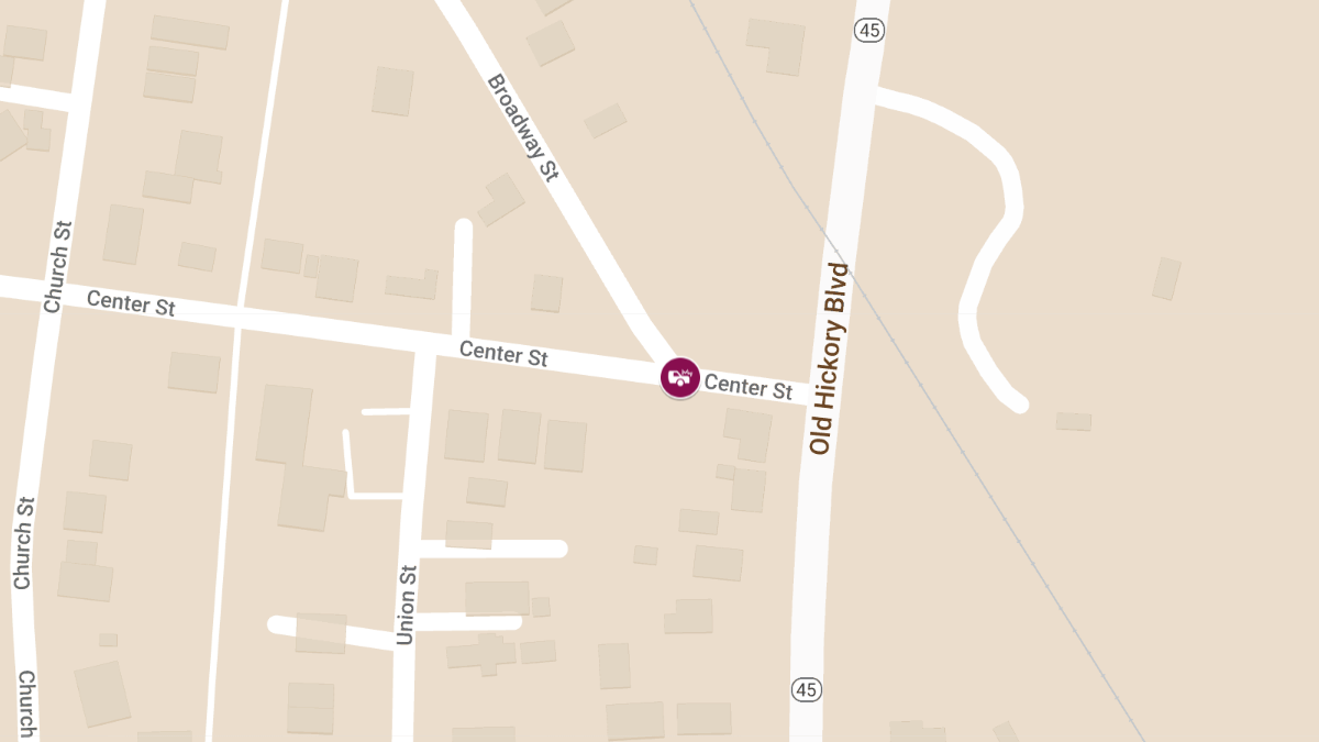 Collision with Injuries at Center St & Broadway