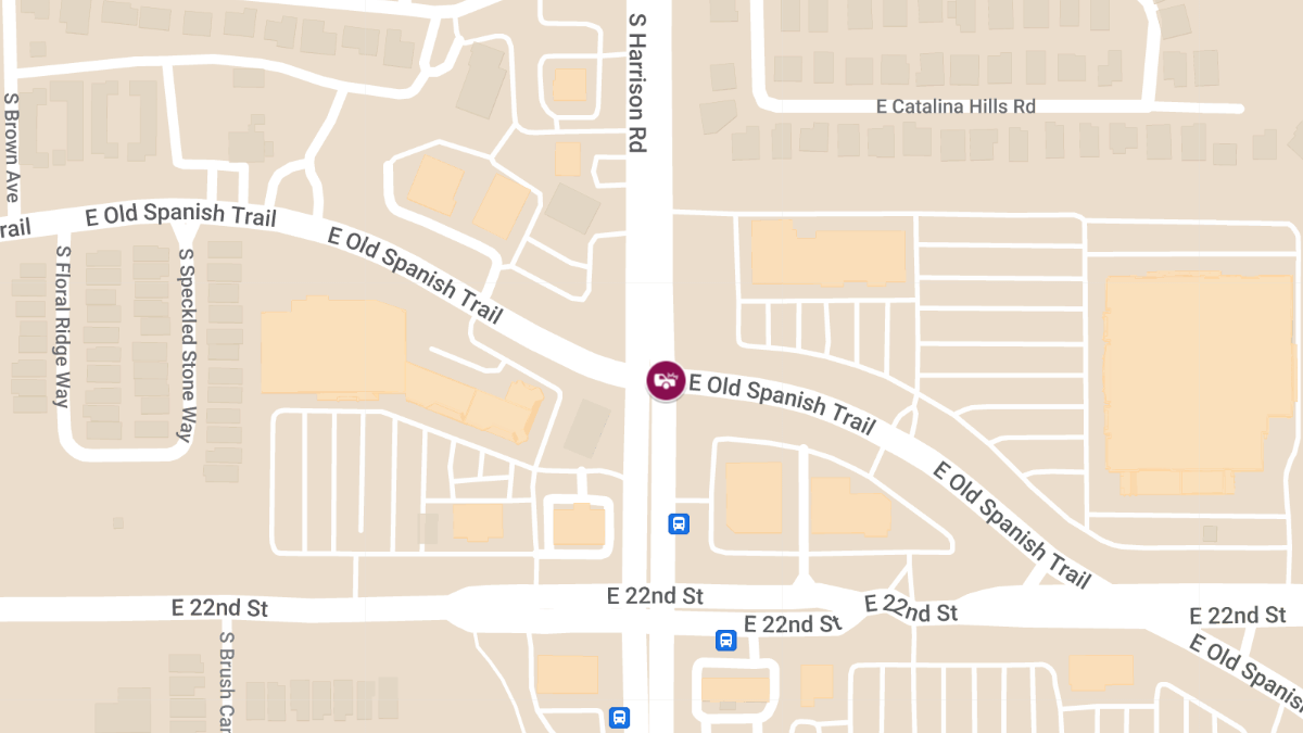 Collision with Injuries at E Old Spanish Trl & S Harrison Rd