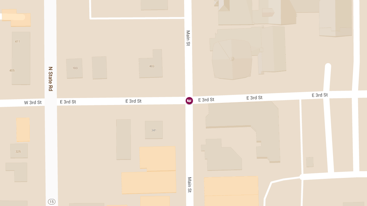 Collision with Injuries at E Third St & N Main St