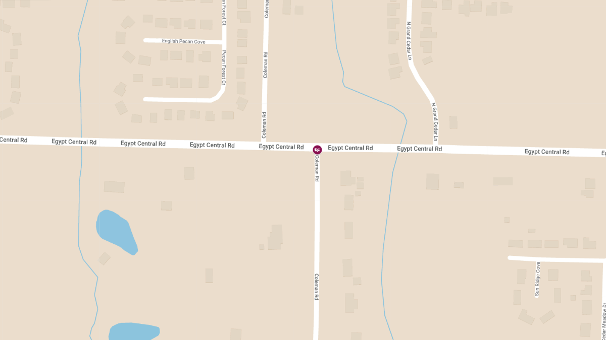 Collision with Injuries at Egypt Central Rd & Coleman Rd 