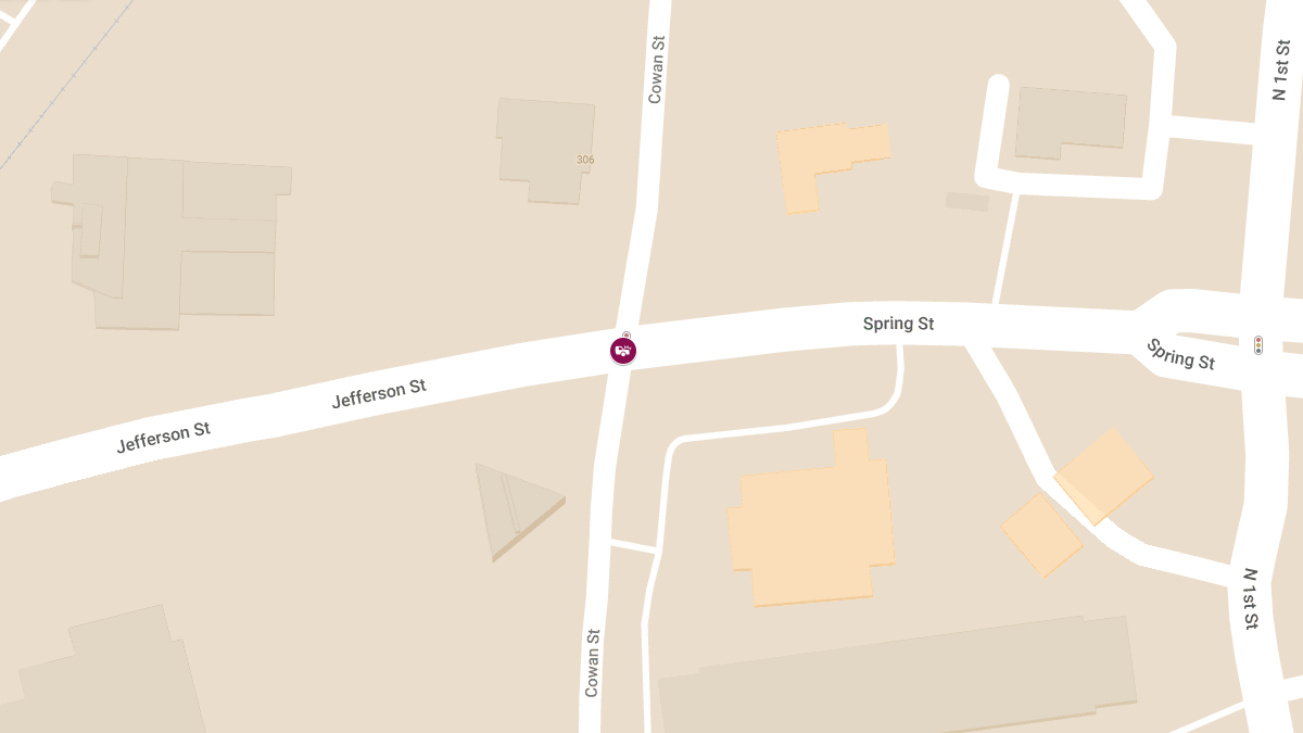 Collision with Injuries at Jefferson St & Cowan St