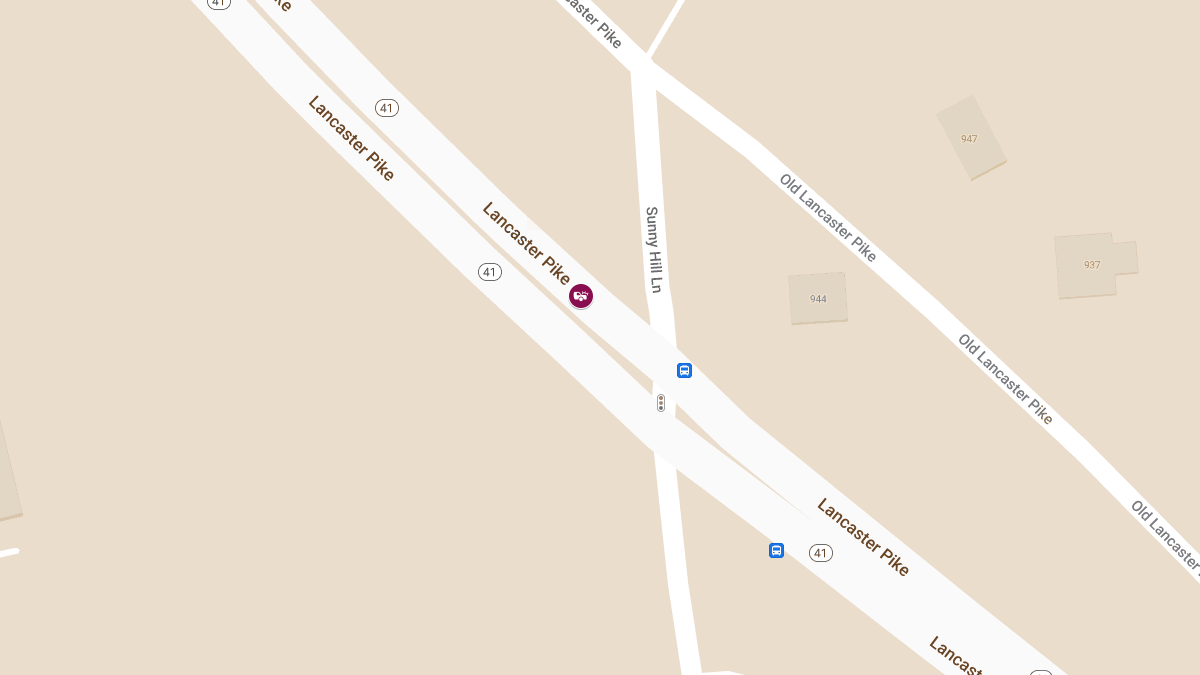 Collision with Injuries at Lancaster Pike at Sanford School