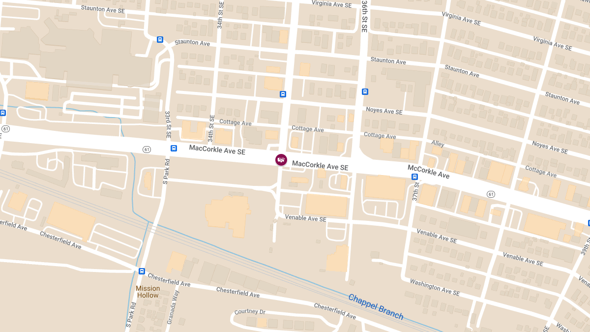 Collision with Injuries at MacCorkle Ave SE & 35th St SE