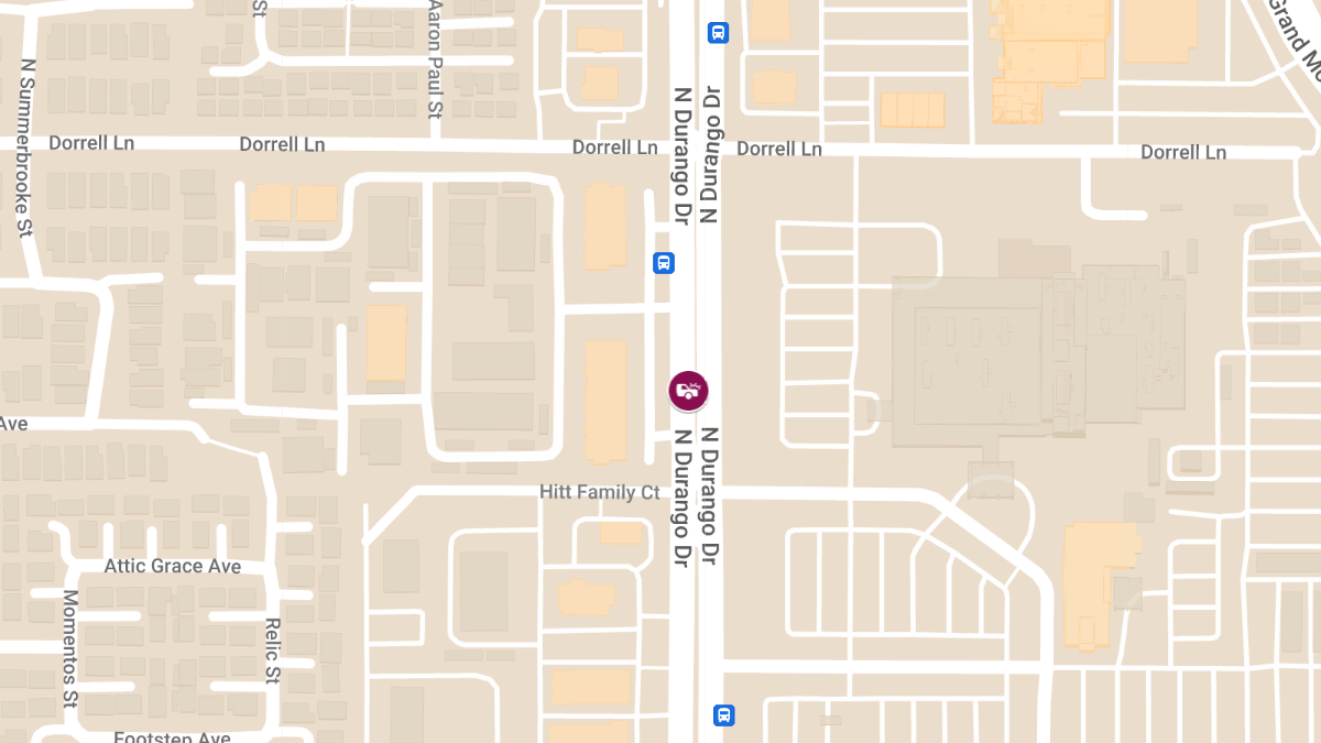 Collision with Injuries at N Durango Dr and Hitt Family Ct