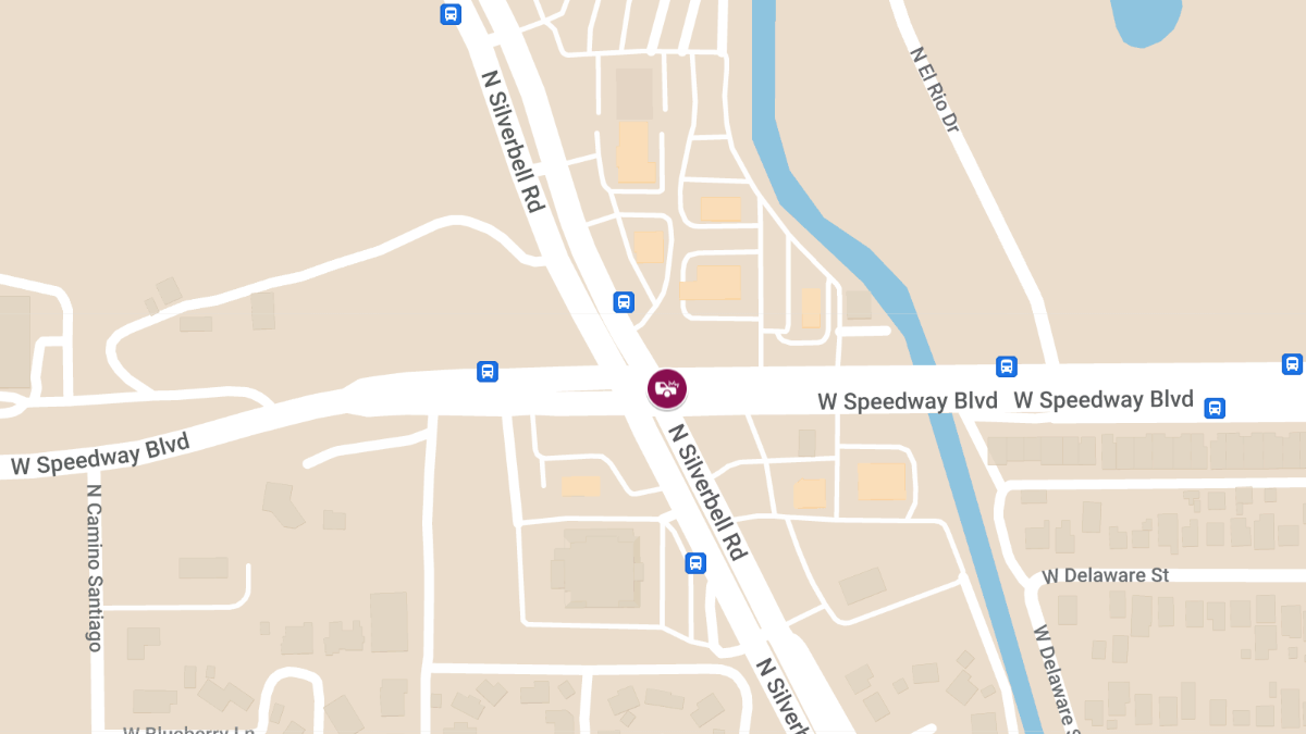 Collision with Injuries at N Silverbell Rd & W Speedway Blvd