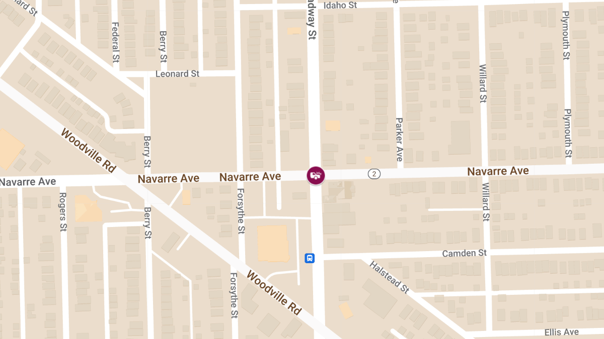 Collision with Injuries at Navarre Ave & E Broadway St