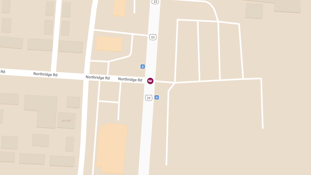 Collision with Injuries at Northridge Rd & Indianola Ave