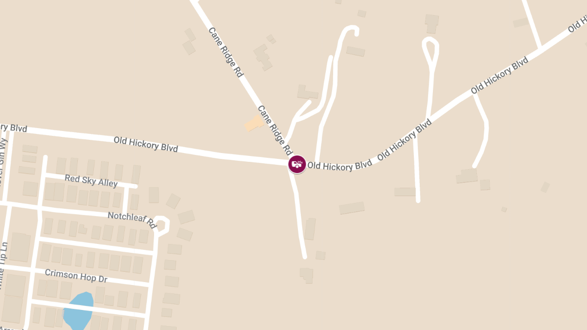 Collision with Injuries at Old Hickory Blvd & Cane Ridge Rd