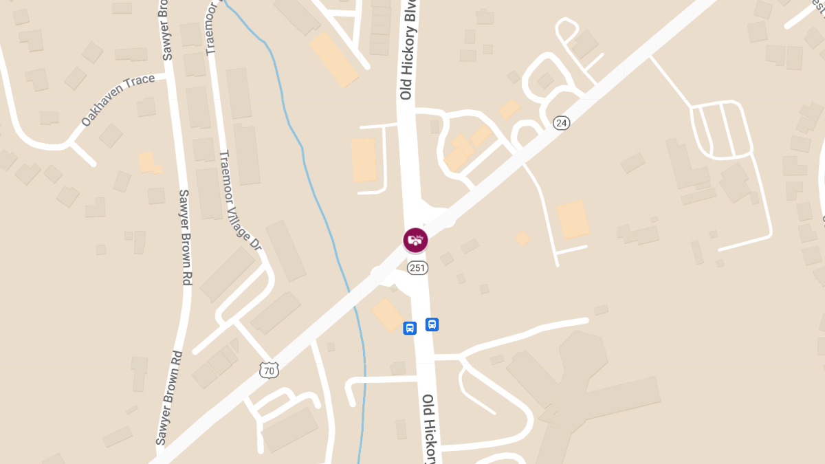 Collision with Injuries at Old Hickory Blvd W and Gallatin Pike N