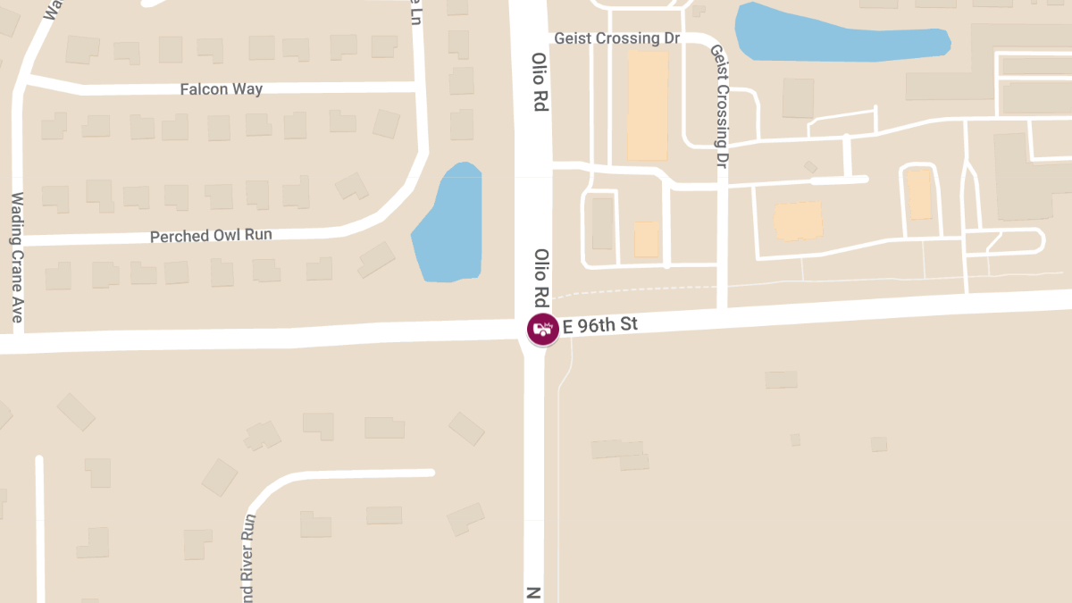 Collision with Injuries at Olio Rd & E 96th St
