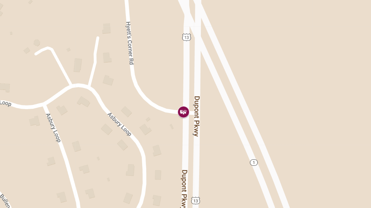 Collision with Injuries at Rte 13 & Hyetts Corner Rd