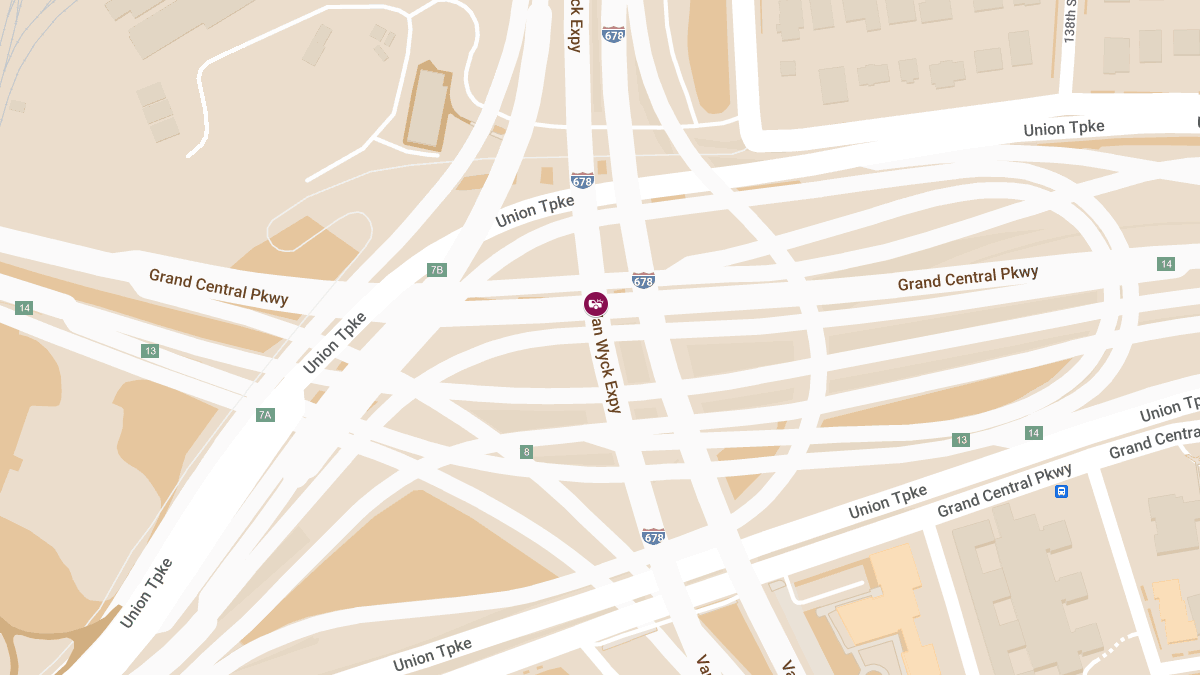 Collision with Injuries at Van Wyck Expy N & Grand Central Pkwy W