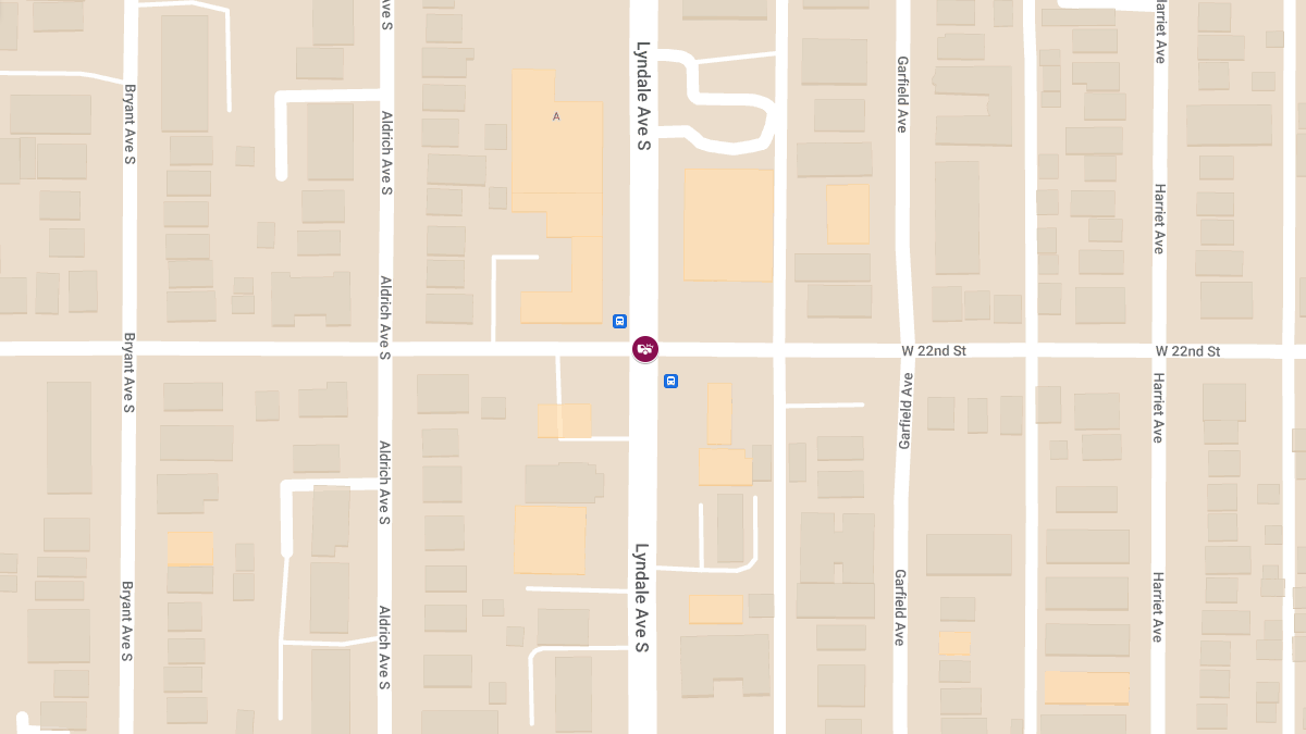 Collision with Injuries at W 22nd St & Lyndale Ave S