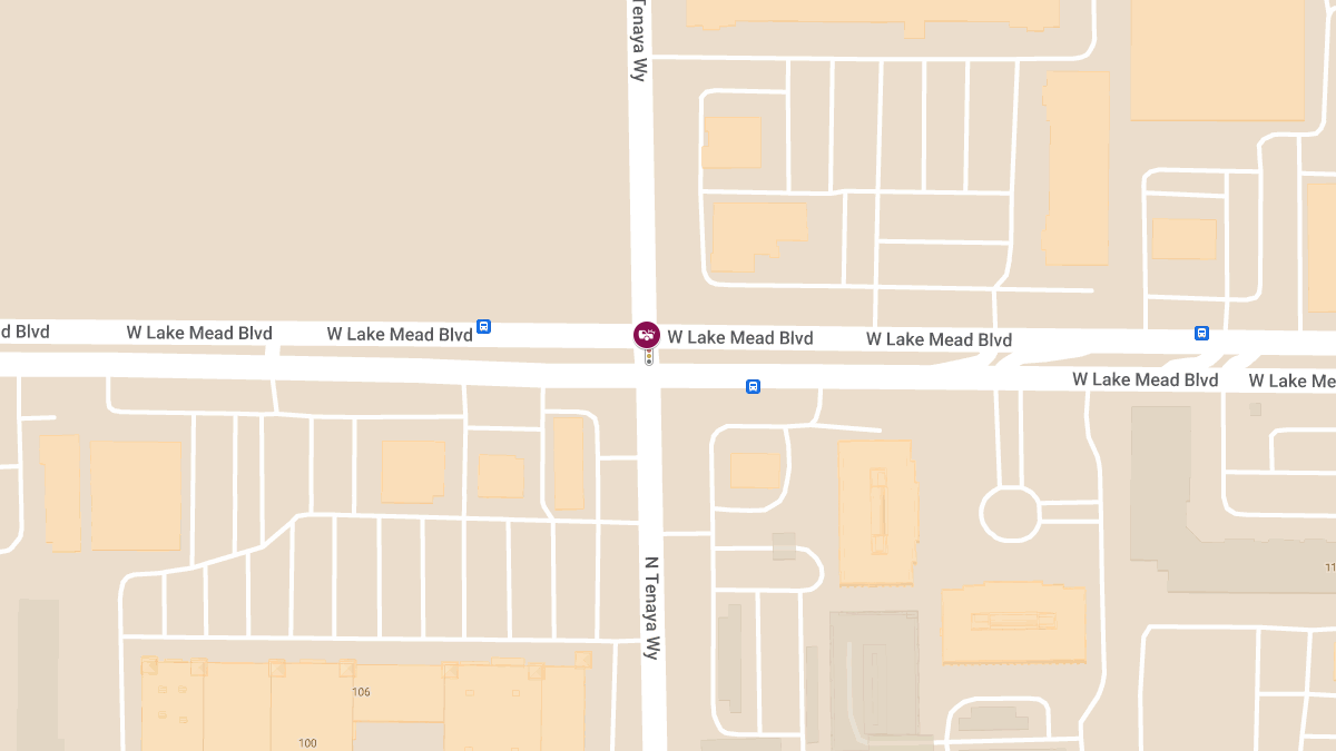 Collision with Injuries at W Lake Mead Blvd & N Tenaya Way