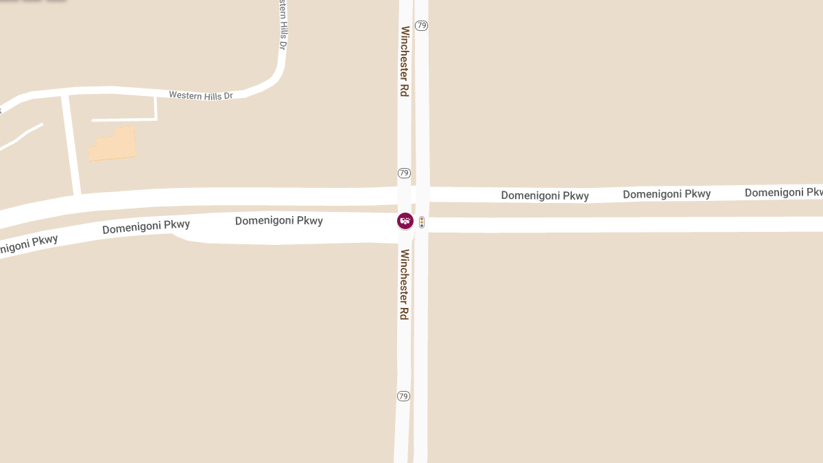 Collision with Injuries at Winchester & Domenigoni Blvd